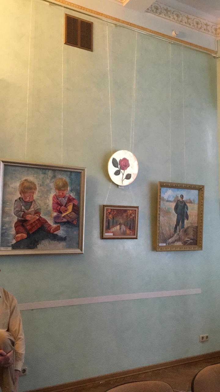 Картина лодка
